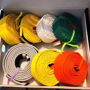 Karate/Martial Arts Cotton Belt _Lot of 7